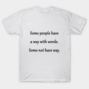 Funny 'Tongue-Tied' Joke T-Shirt